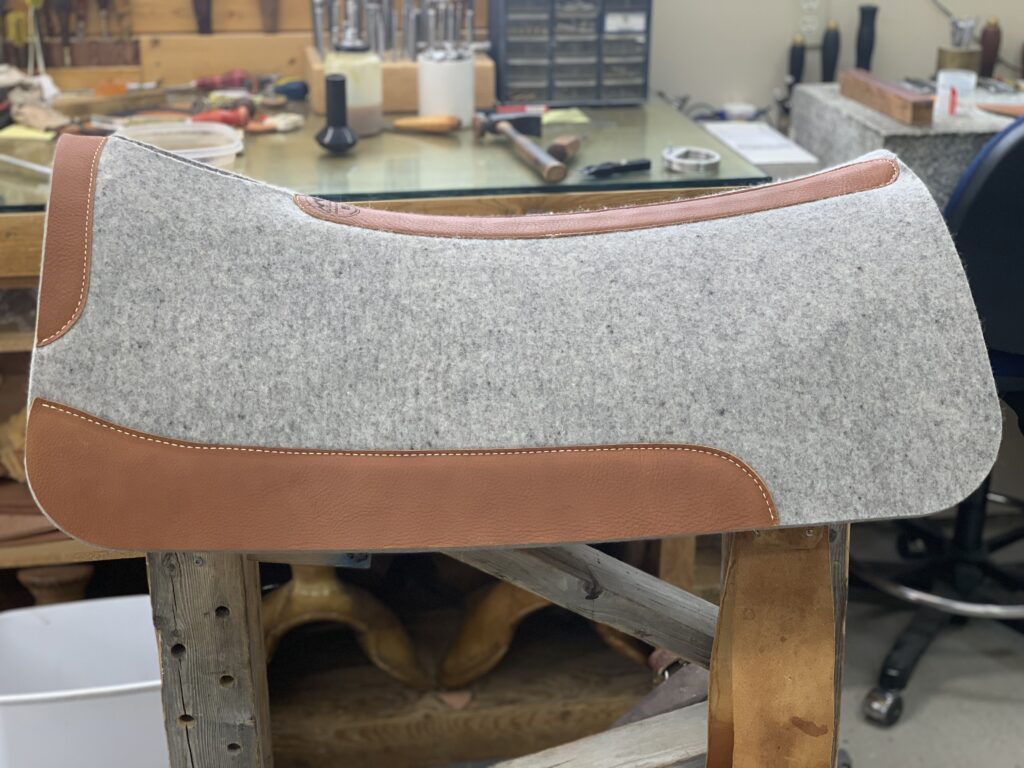 31" Wool Square Saddle Pad ~ Brown